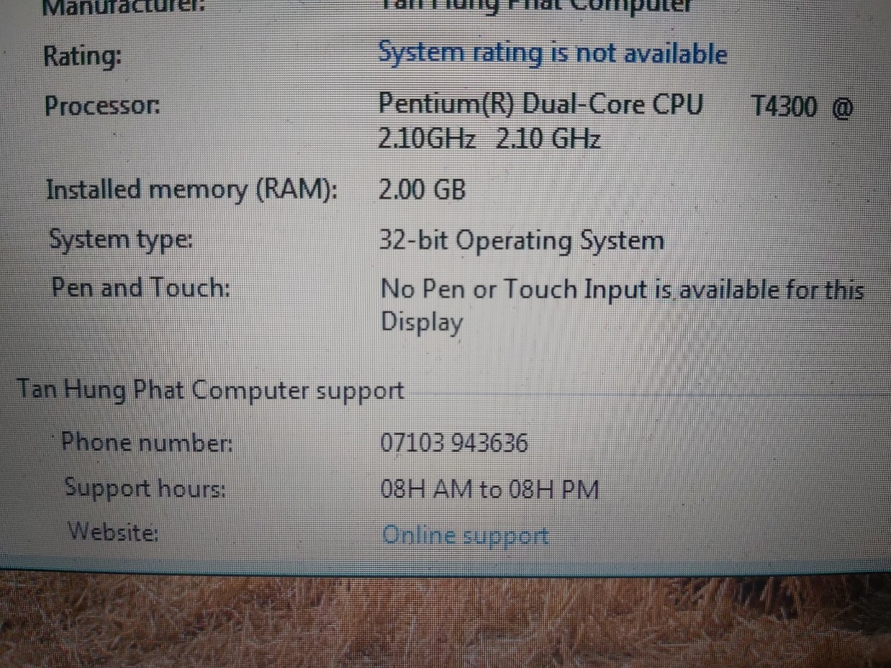 Laptop HP Compaq CQ40